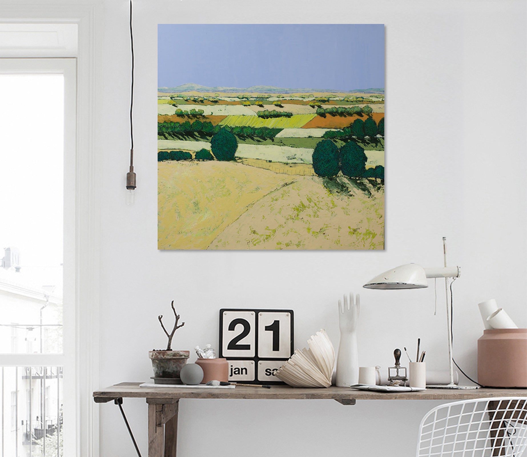 3D Summer Field 106 Allan P. Friedlander Wall Sticker