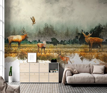 3D Prairie Fawn WC2397 Wall Murals
