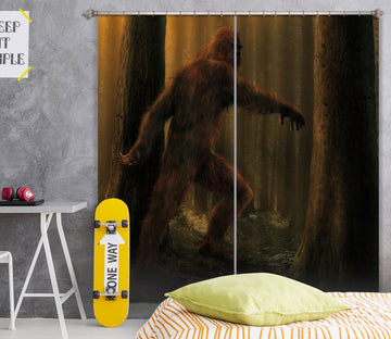 3D Bigfoot Def 011 Vincent Hie Curtain Curtains Drapes Wallpaper AJ Wallpaper 