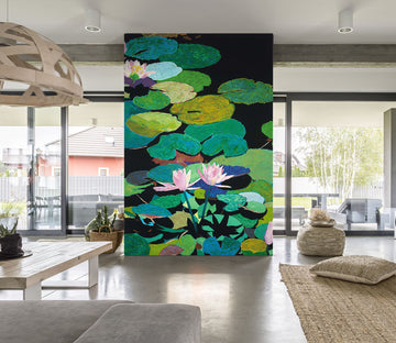3D Summer Lotus 1403 Allan P. Friedlander Wall Mural Wall Murals