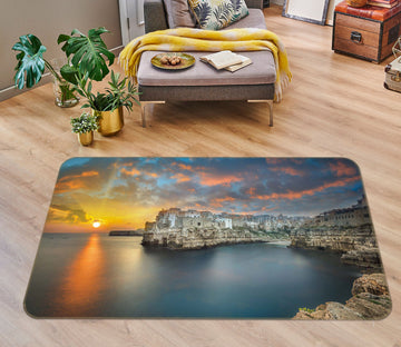 3D Water City 1158 Marco Carmassi Rug Non Slip Rug Mat