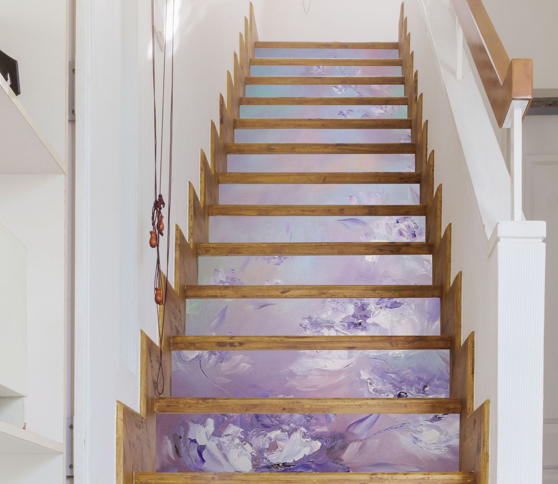 3D Beautiful Flower 2140 Skromova Marina Stair Risers