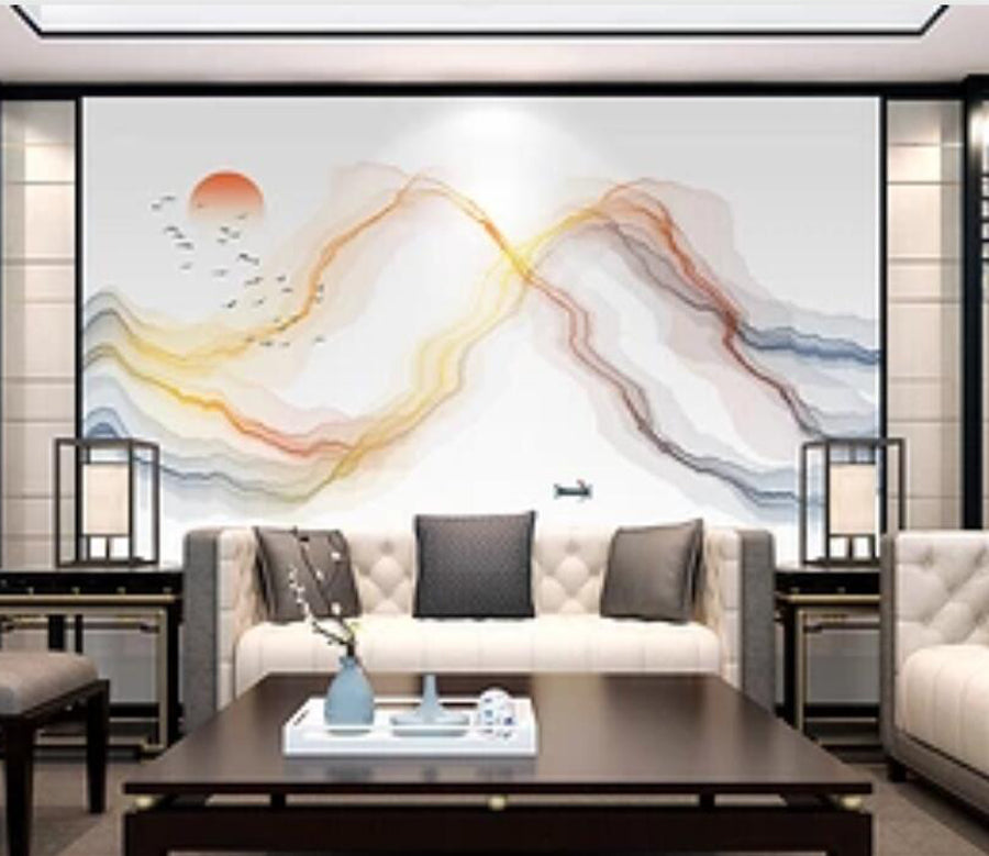 3D Mountain Shape WG827 Wall Murals