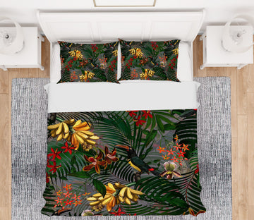 3D Banana Fruit 159 Uta Naumann Bedding Bed Pillowcases Quilt