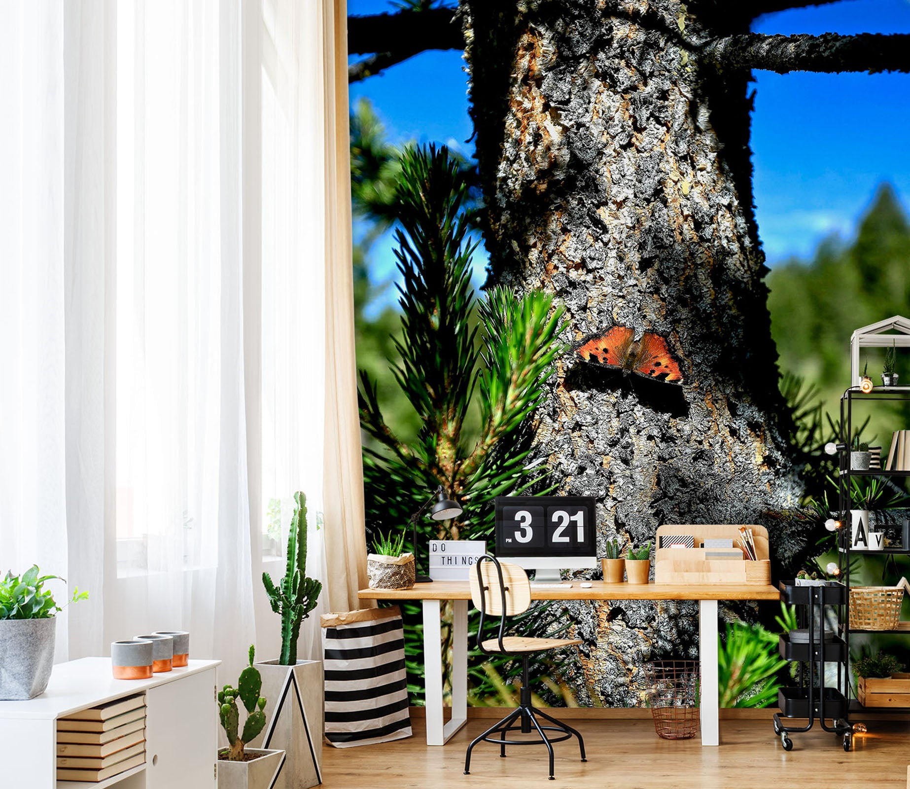 3D Alpine Butterfly 62097 Kathy Barefield Wall Mural Wall Murals