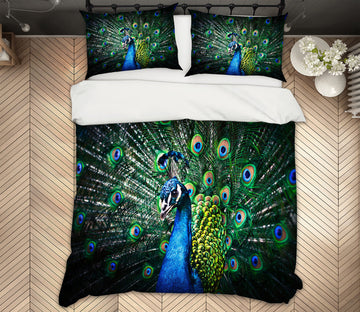 3D Peacock 72004 Bed Pillowcases Quilt