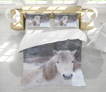 3D White Horse 7178 Assaf Frank Bedding Bed Pillowcases Quilt Cover Duvet Cover