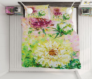 3D Painted Chrysanthemum 578 Skromova Marina Bedding Bed Pillowcases Quilt