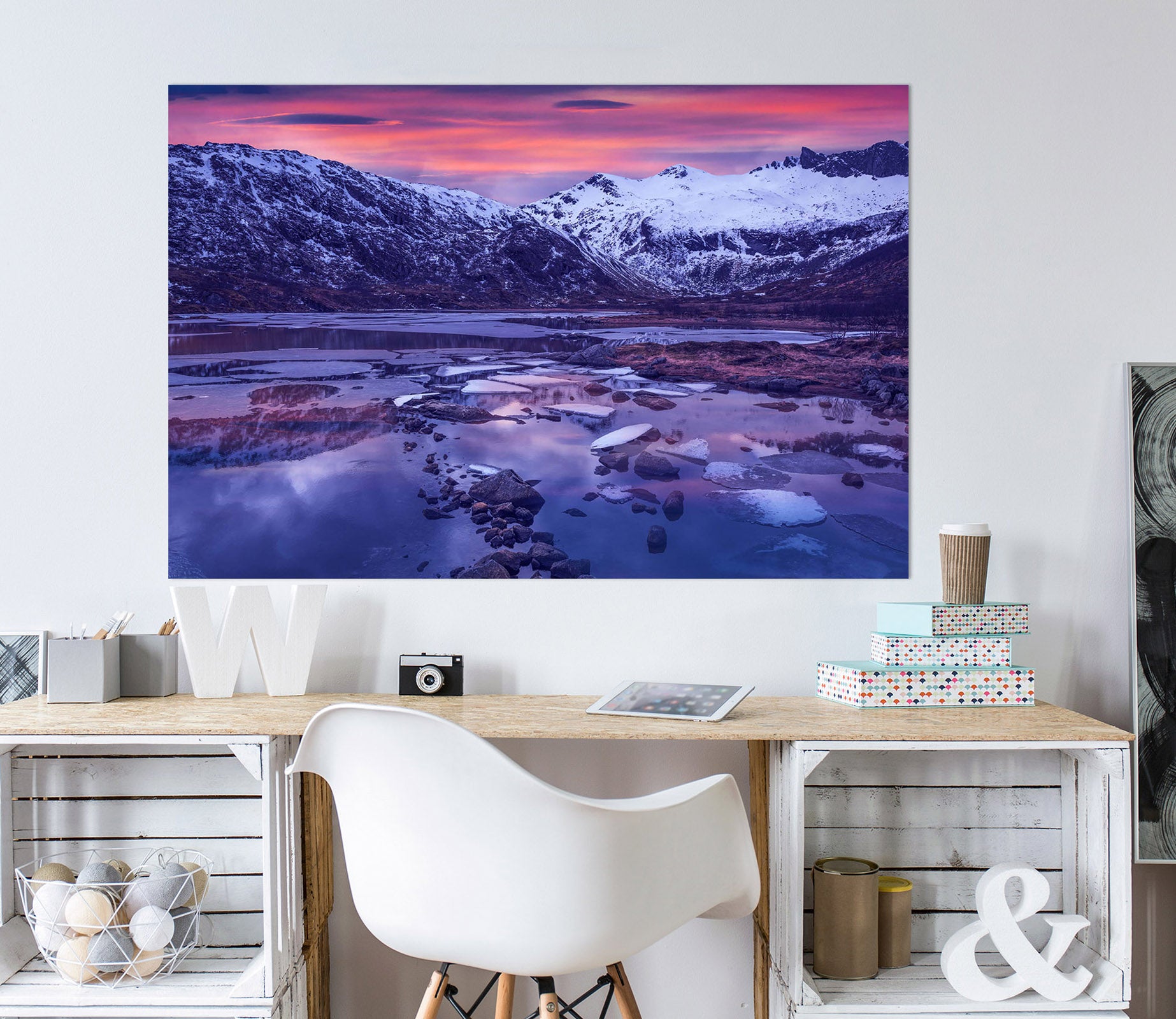 3D Silent River 179 Marco Carmassi Wall Sticker