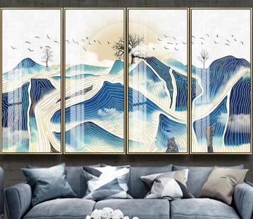 3D Valley Tree WC2109 Wall Murals
