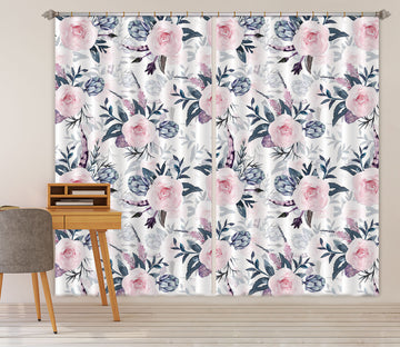 3D Flower Feather 232 Uta Naumann Curtain Curtains Drapes