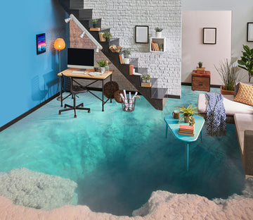 3D Hole In The Sea 518 Floor Mural  Wallpaper Murals Rug & Mat Print Epoxy waterproof bath floor