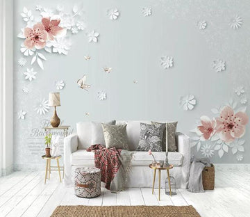 3D Fresh Flowers 556 Wall Murals Wallpaper AJ Wallpaper 2 