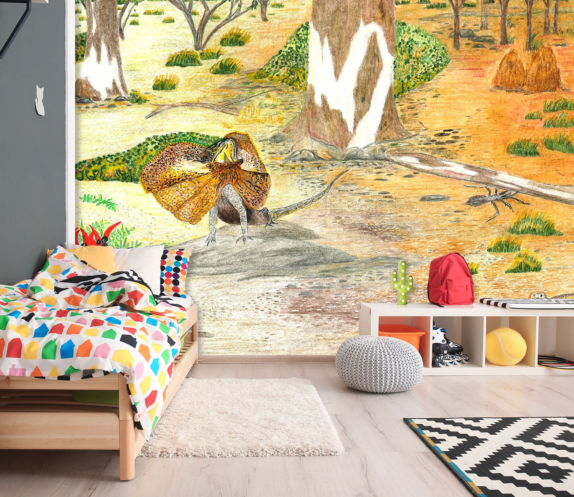 3D Forest Animals 1409 Michael Sewell Wall Mural Wall Murals