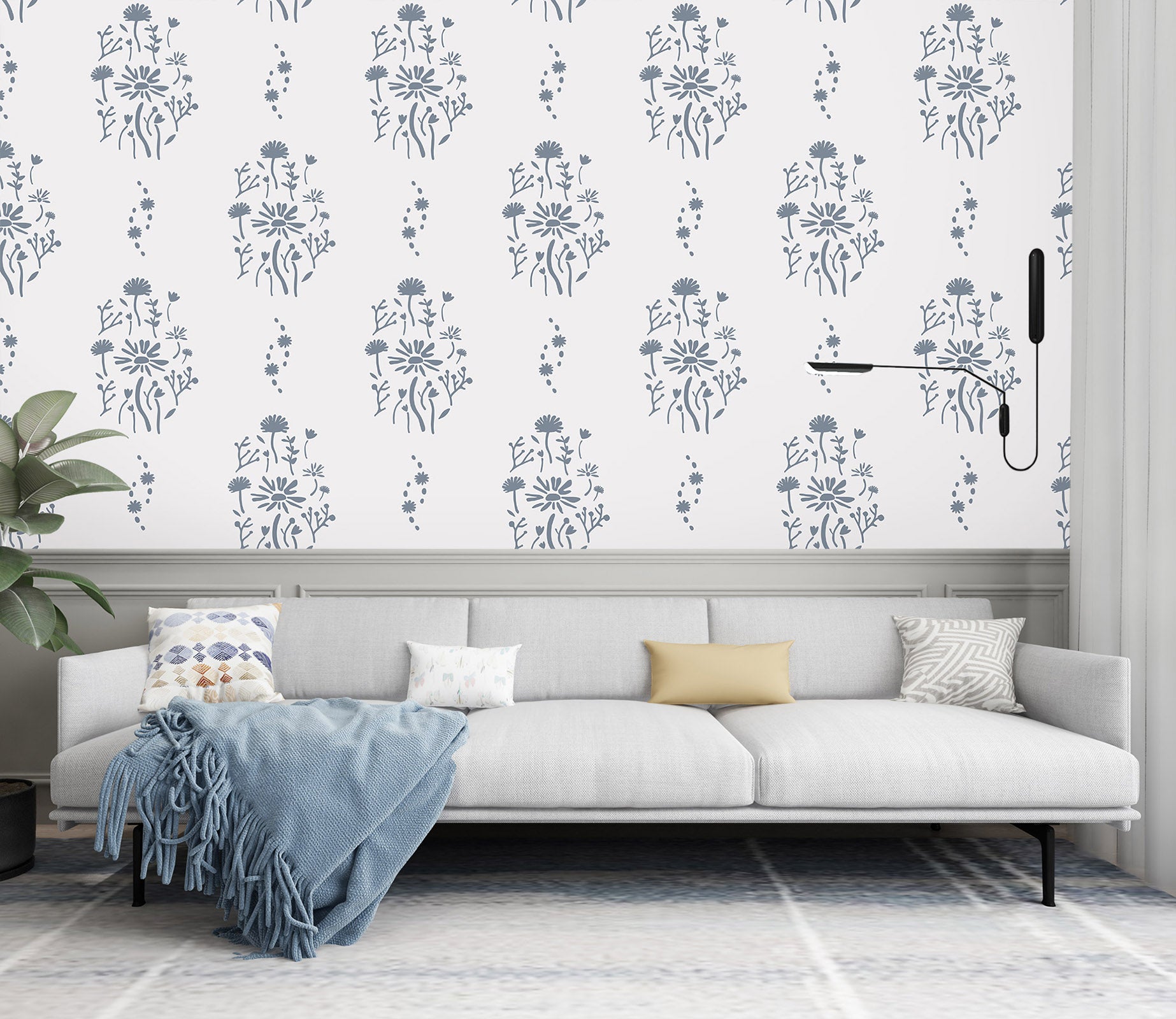 3D Pink Pattern 1401 Jillian Helvey Wall Mural Wall Murals