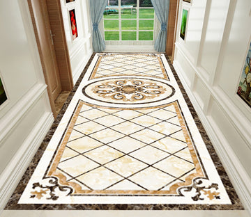 3D Black Marble Pattern WG468 Floor Mural Wallpaper AJ Wallpaper 2 