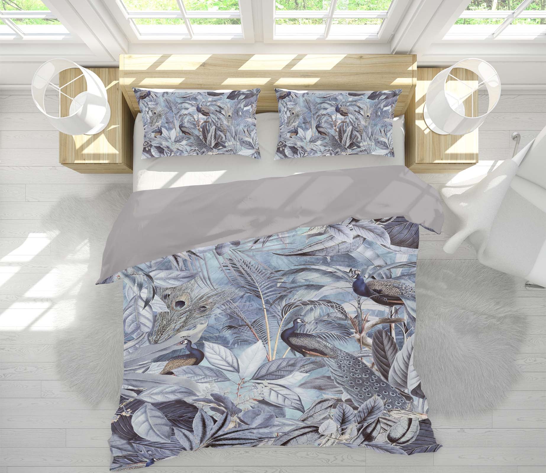 3D Forest Leaves 110 Andrea haase Bedding Bed Pillowcases Quilt