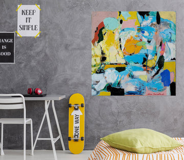 3D Color Graffiti 148 Allan P. Friedlander Wall Sticker