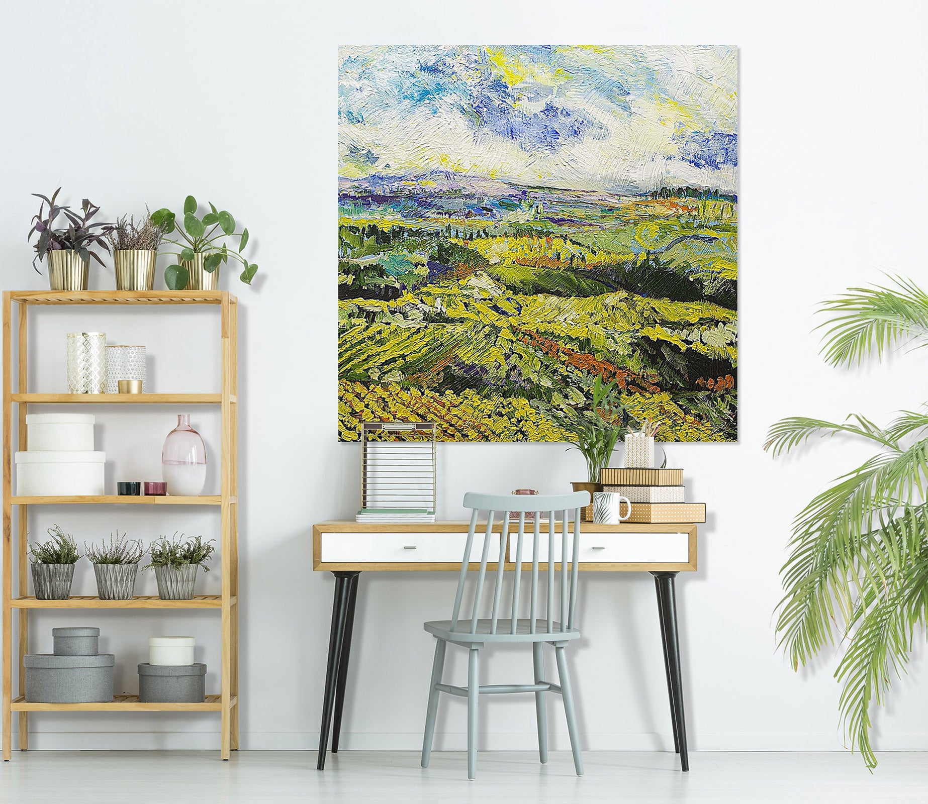 3D Field Painting 117 Allan P. Friedlander Wall Sticker