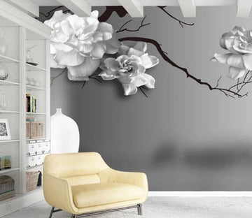 3D Gardenia Stone WC1317 Wall Murals