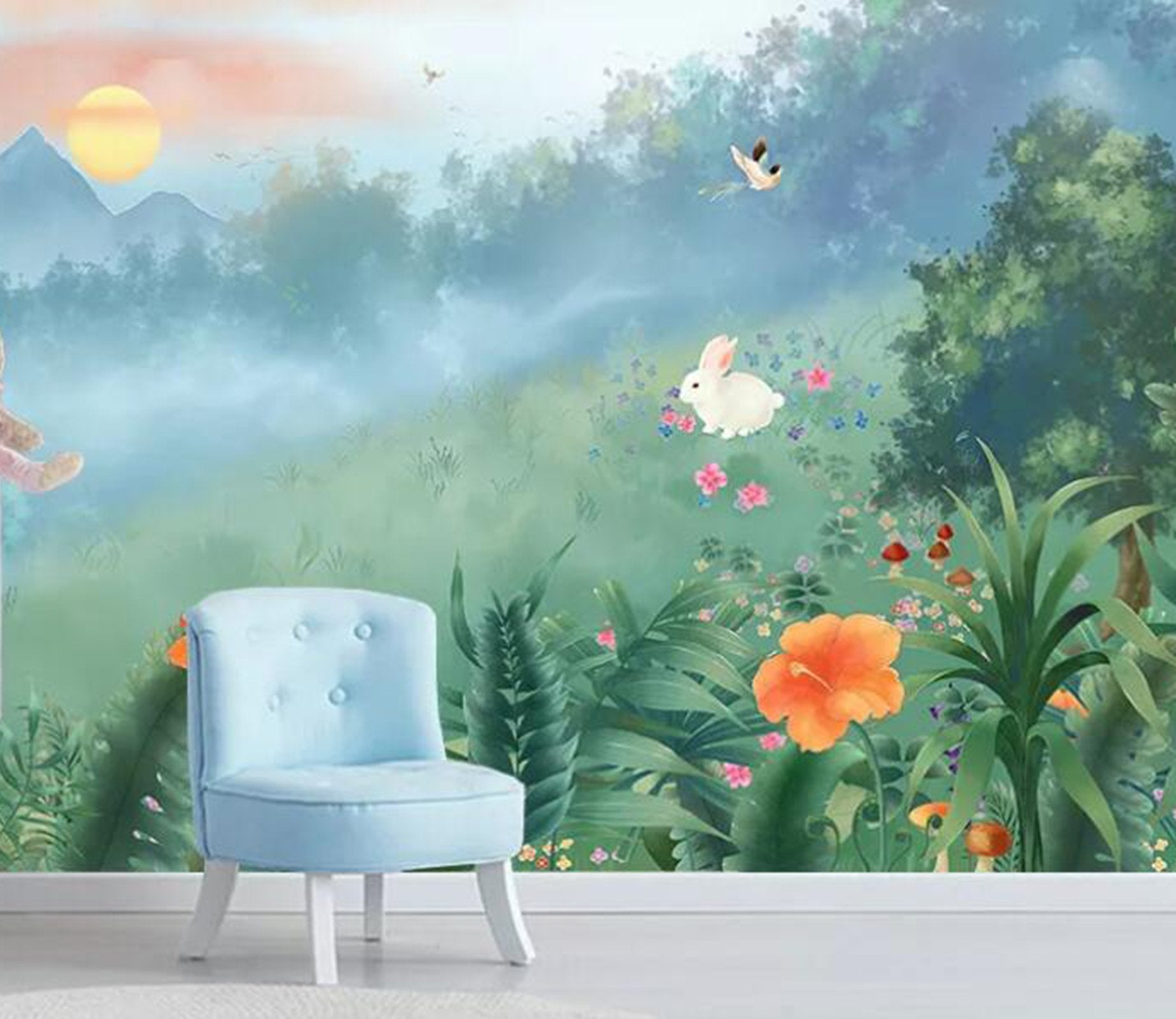 3D Animal Forest WC50 Wall Murals Wallpaper AJ Wallpaper 2 