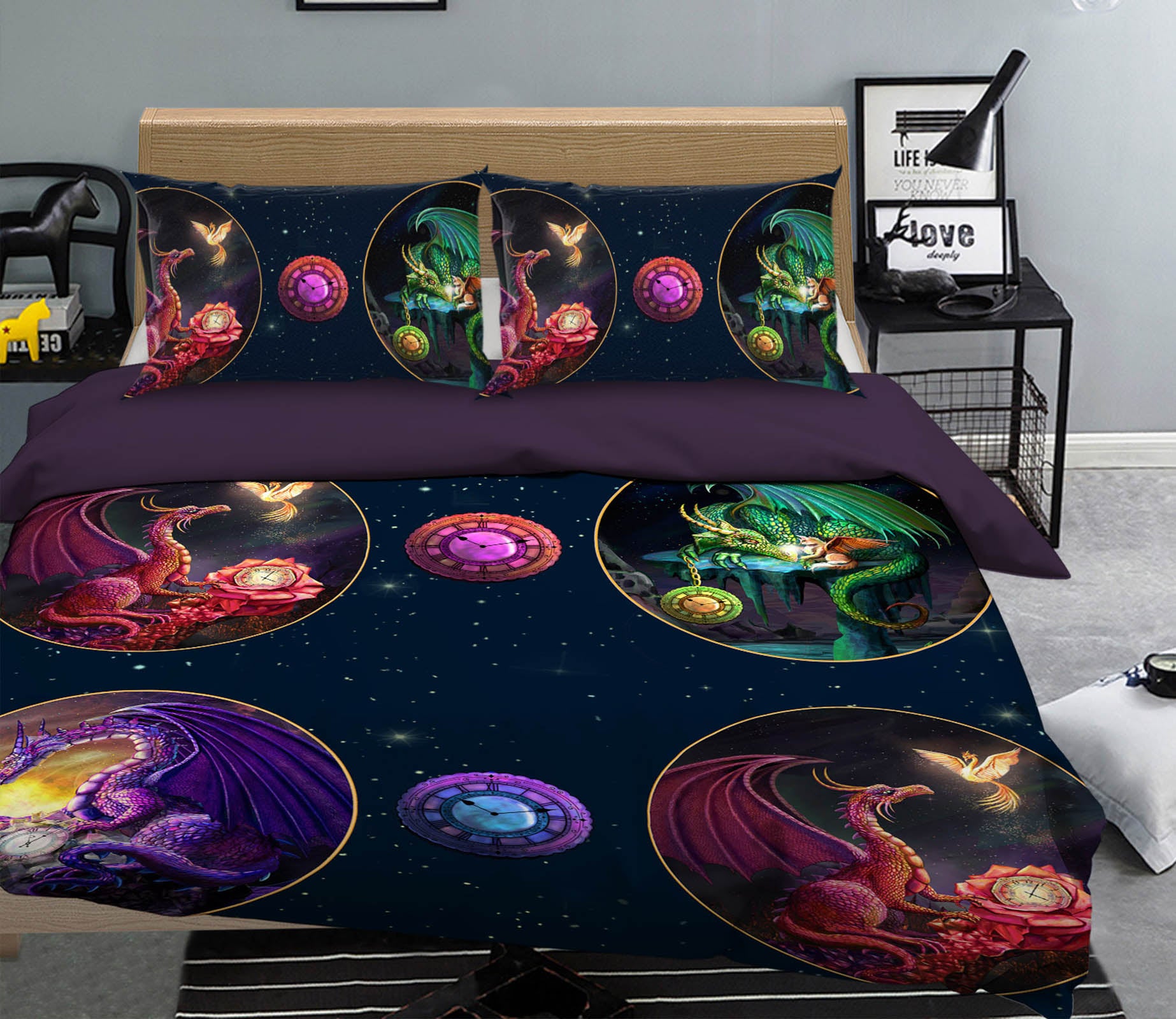 3D Dinosaur Eggs 109 Rose Catherine Khan Bedding Bed Pillowcases Quilt