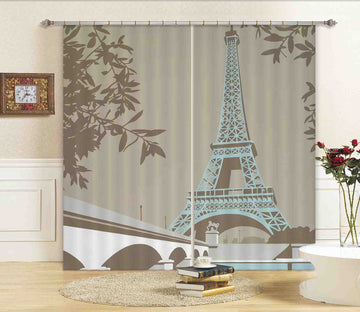 3D Paris 127 Steve Read Curtain Curtains Drapes