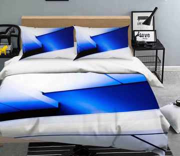 3D Bright Blue 2017 Noirblanc777 Bedding Bed Pillowcases Quilt