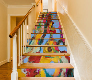 3D Color Oil Painting 90165 Allan P. Friedlander Stair Risers