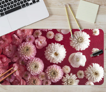 3D Small Chrysanthemum 123117 Assaf Frank Desk Mat