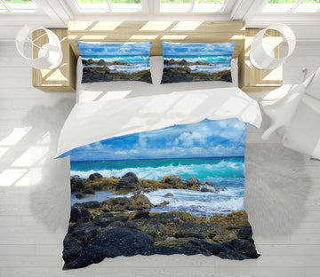 3D Seaside Reef 8677 Kathy Barefield Bedding Bed Pillowcases Quilt