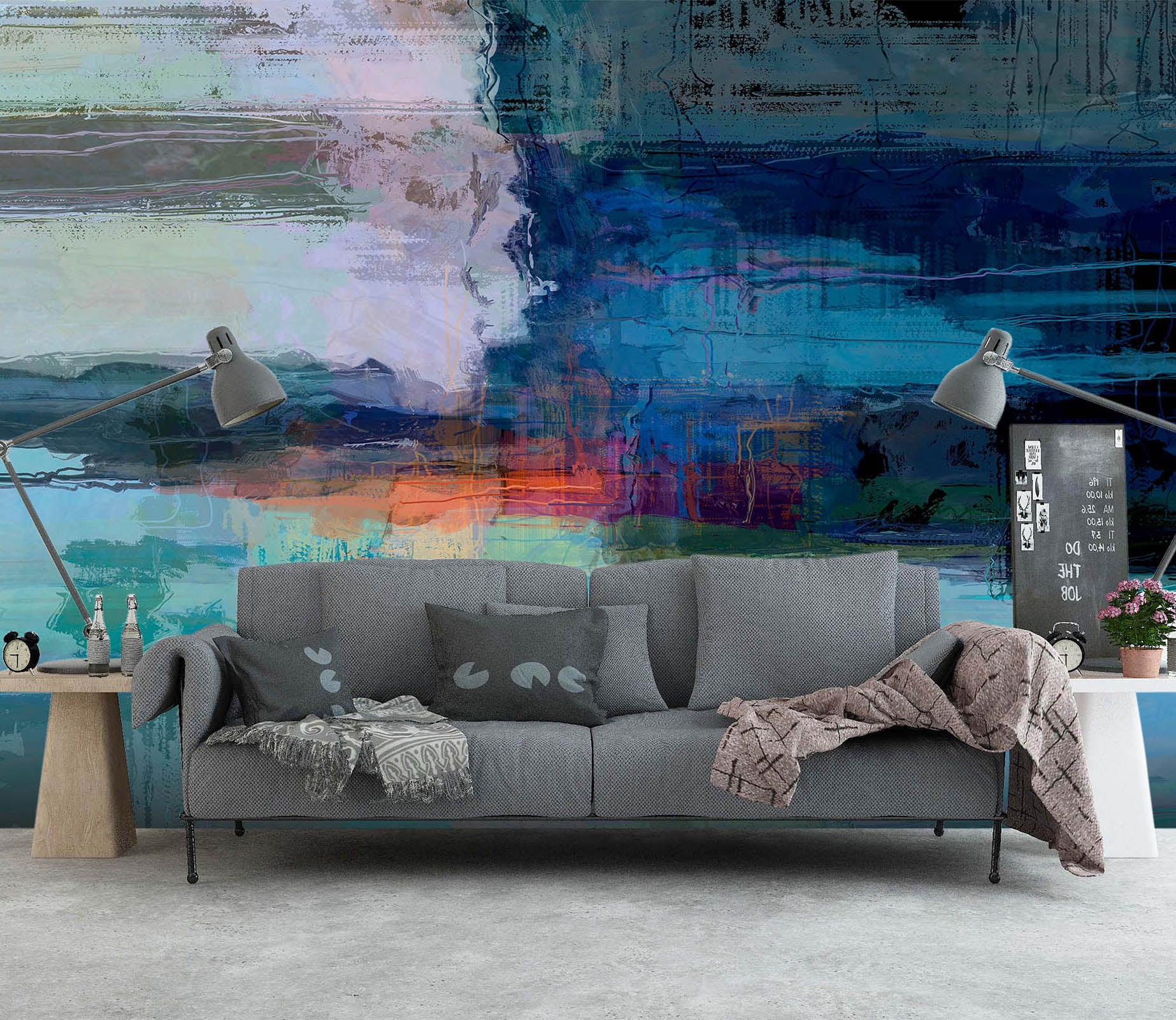 3D Oil Painting Sea 1403 Michael Tienhaara Wall Mural Wall Murals