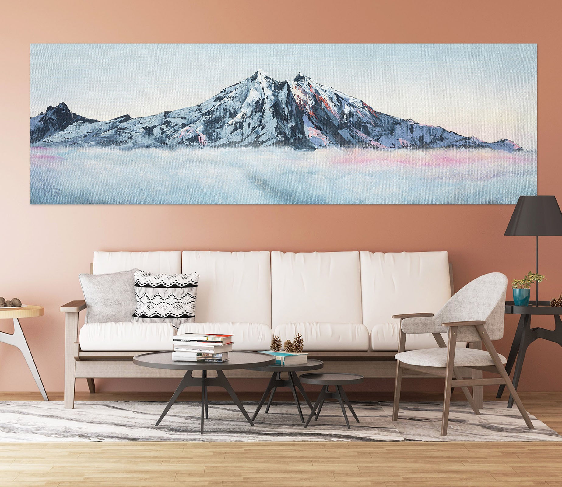 3D Mountain Fog 4561 Marina Zotova Wall Sticker