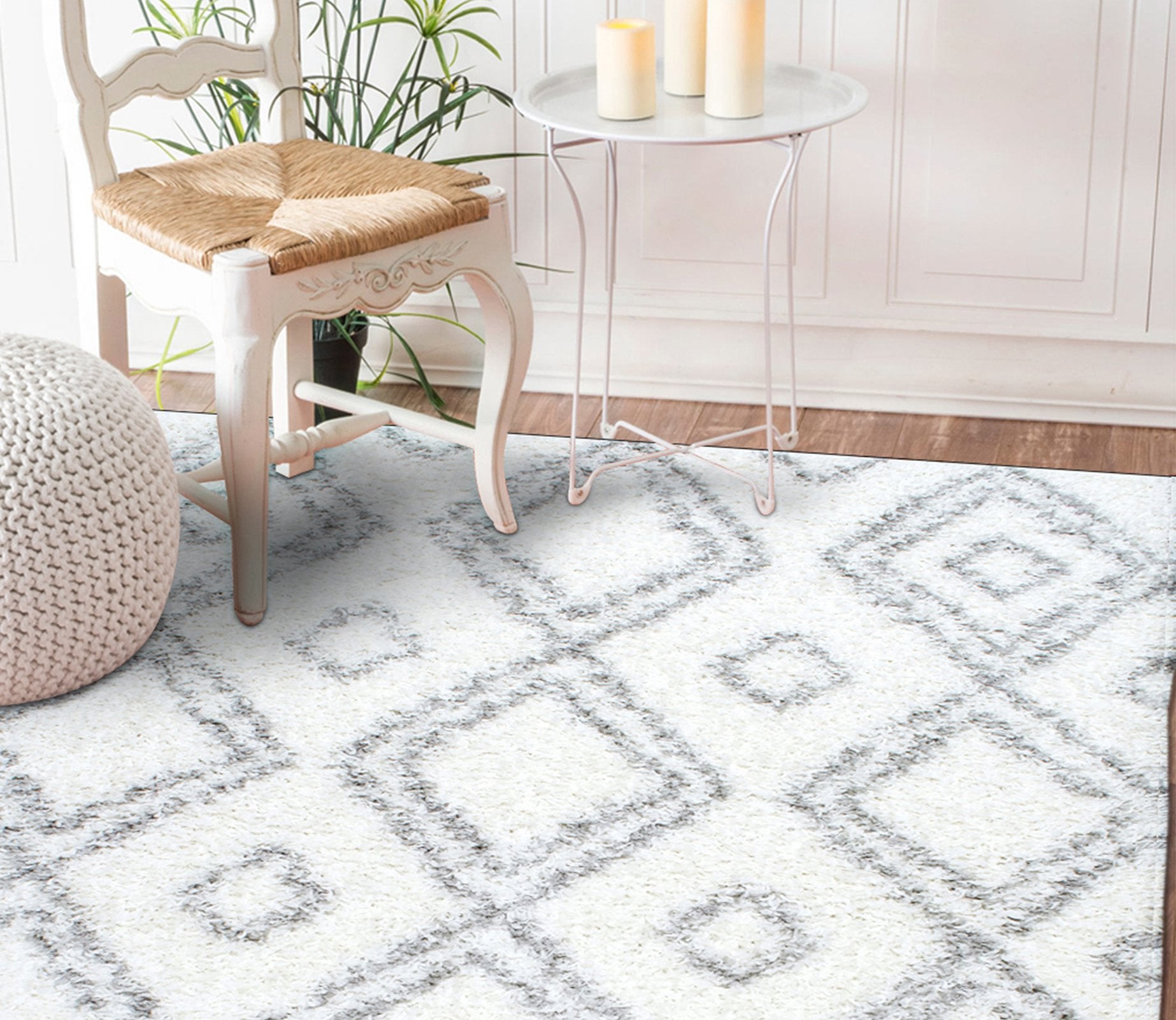 3D Gray Geometry WG027 Non Slip Rug Mat Mat AJ Creativity Home 