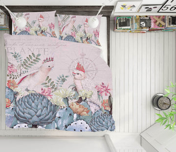 3D Desert Cockatoos 2111 Andrea haase Bedding Bed Pillowcases Quilt