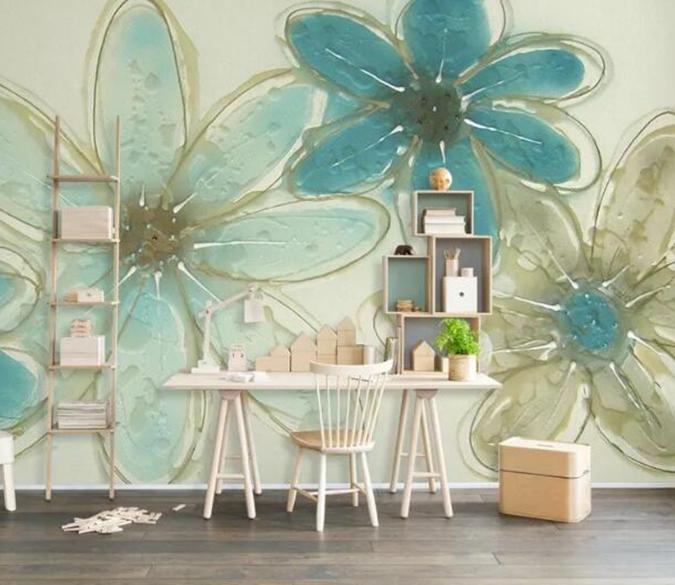 3D Cute Flowers 100 Wall Murals Wallpaper AJ Wallpaper 2 