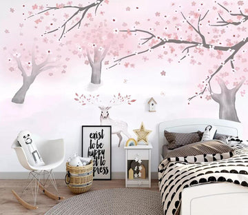 3D Pink Grove WC65 Wall Murals Wallpaper AJ Wallpaper 2 