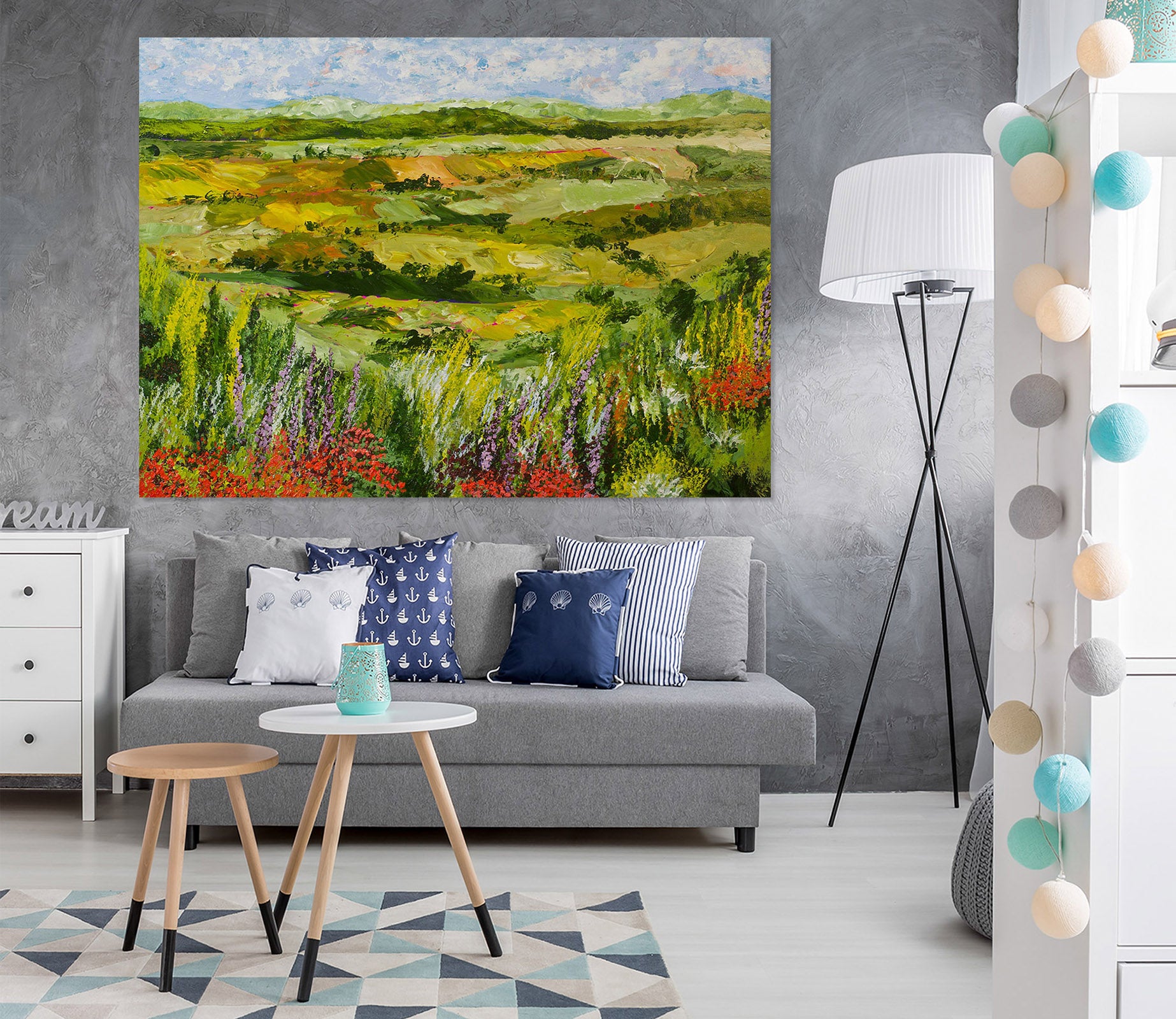 3D Flower Gate 155 Allan P. Friedlander Wall Sticker