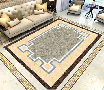 3D Color Stripe WG589 Non Slip Rug Mat Mat AJ Creativity Home 