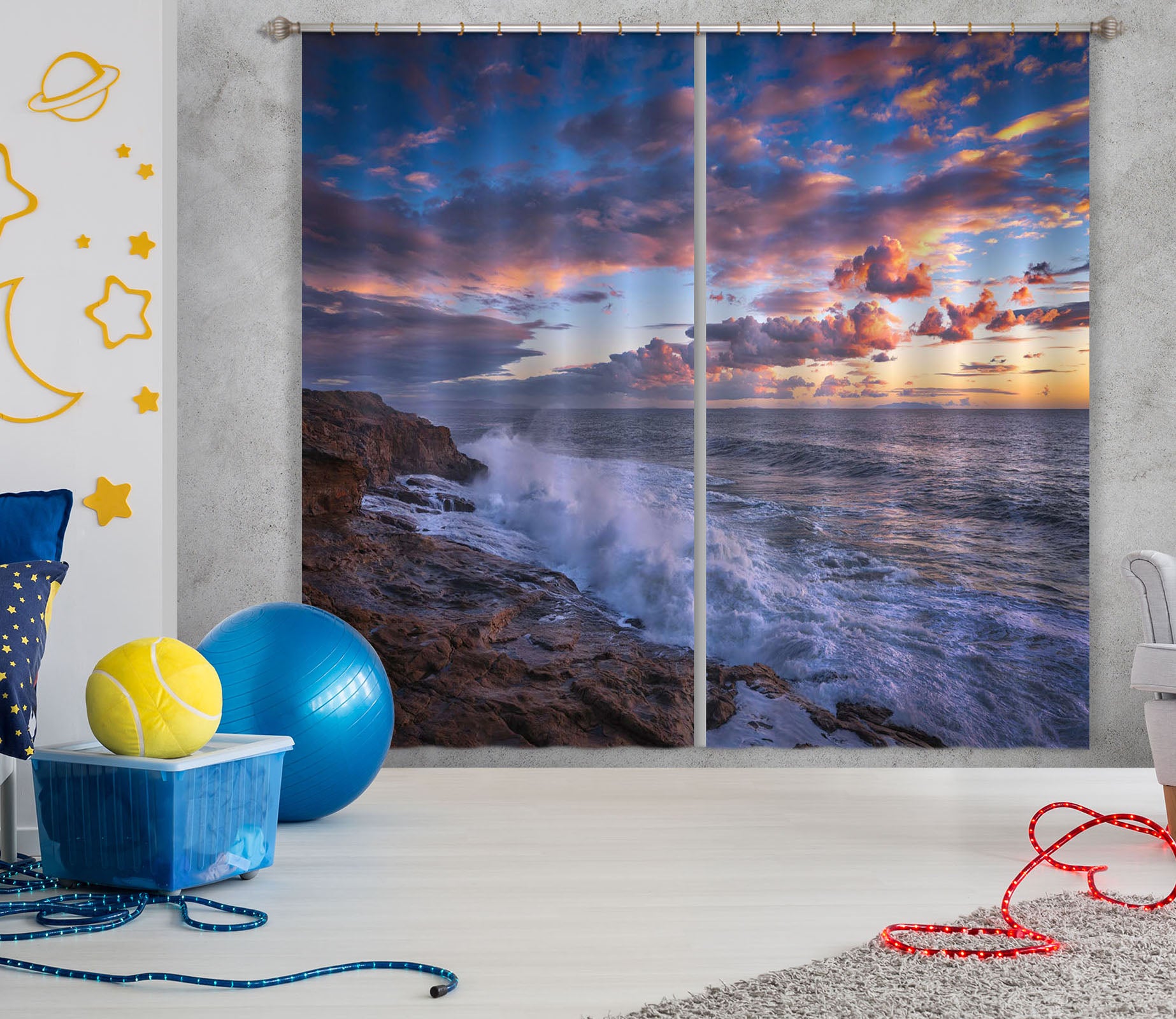 3D Stone River 176 Marco Carmassi Curtain Curtains Drapes