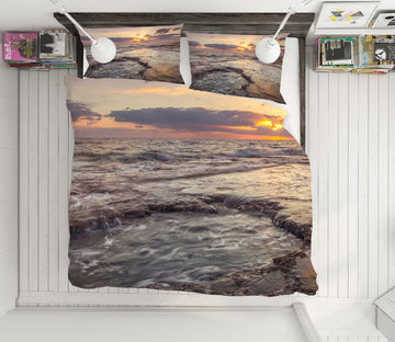 3D Seaside Wave 85128 Assaf Frank Bedding Bed Pillowcases Quilt