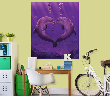 3D Sea Of Hearts Def 067 Vincent Hie Wall Sticker