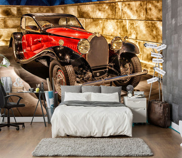 3D Bugatti Luxury 227 Vehicle Wall Murals