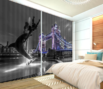 3D Light Bridge 216 Assaf Frank Curtain Curtains Drapes
