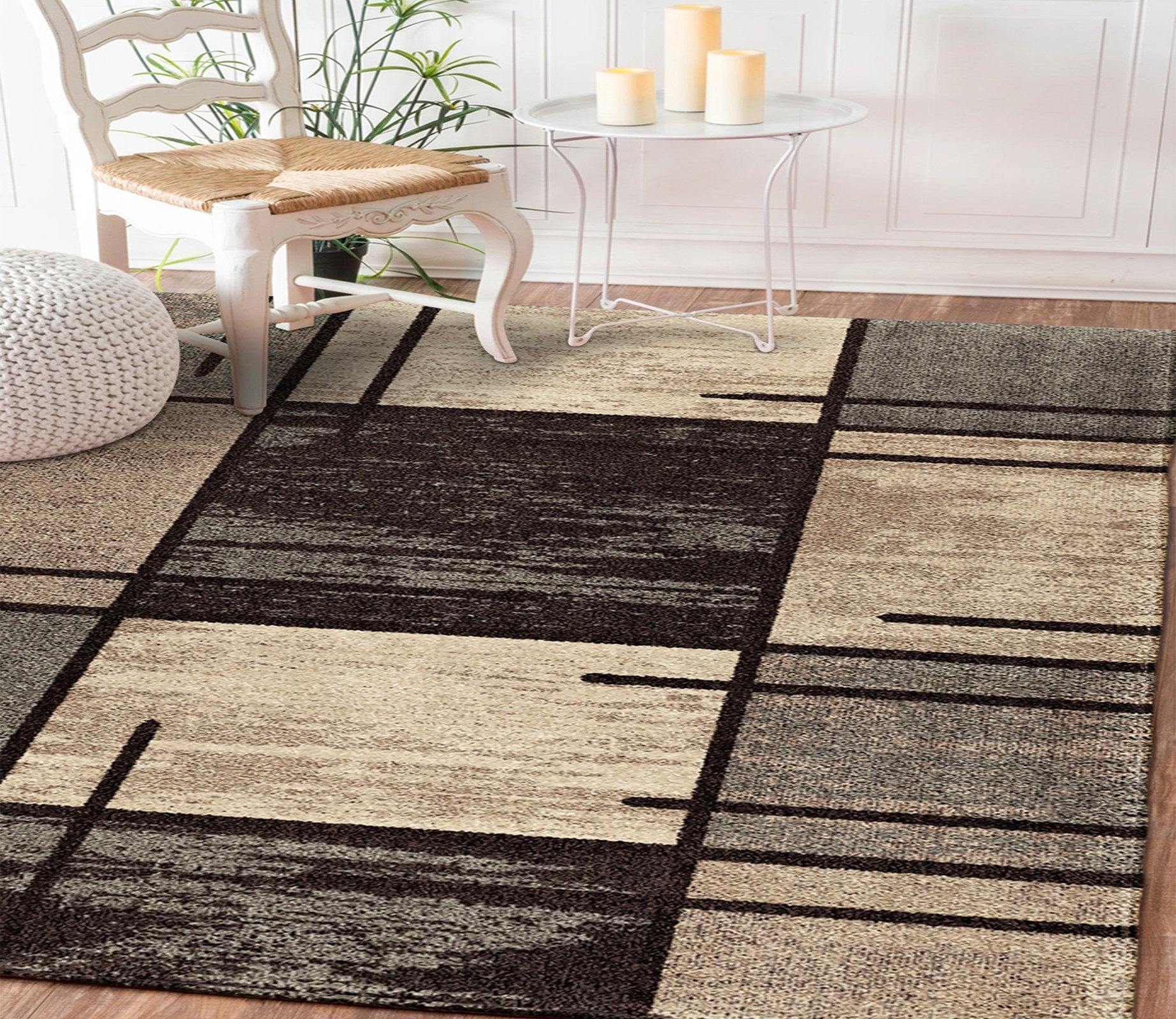 3D Dark Geometry WG152 Non Slip Rug Mat Mat AJ Creativity Home 