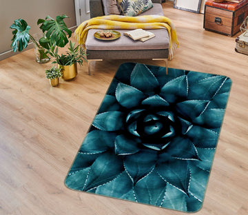 3D Cactus 1002 Boris Draschoff Rug Non Slip Rug Mat