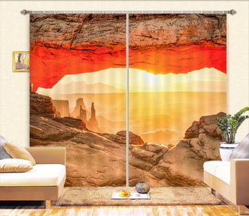 3D Sunshine Mountain 5331 Beth Sheridan Curtain Curtains Drapes