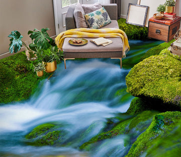 3D Rich Moss Stone 691 Floor Mural  Wallpaper Murals Rug & Mat Print Epoxy waterproof bath floor