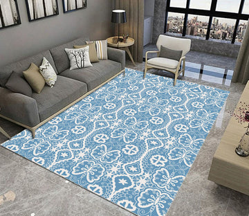 3D Colored Flowers WG528 Non Slip Rug Mat Mat AJ Creativity Home 