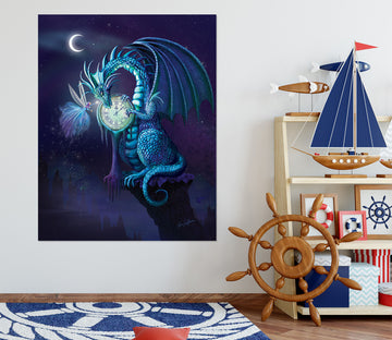 3D Valley Dragon 120 Rose Catherine Khan Wall Sticker